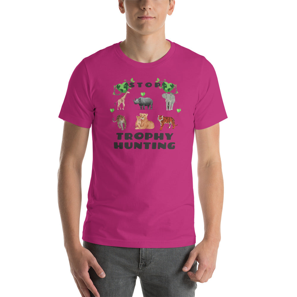 Stop Trophy Hunting Short-Sleeve Unisex T-Shirt - Once Upon a Find Couture 