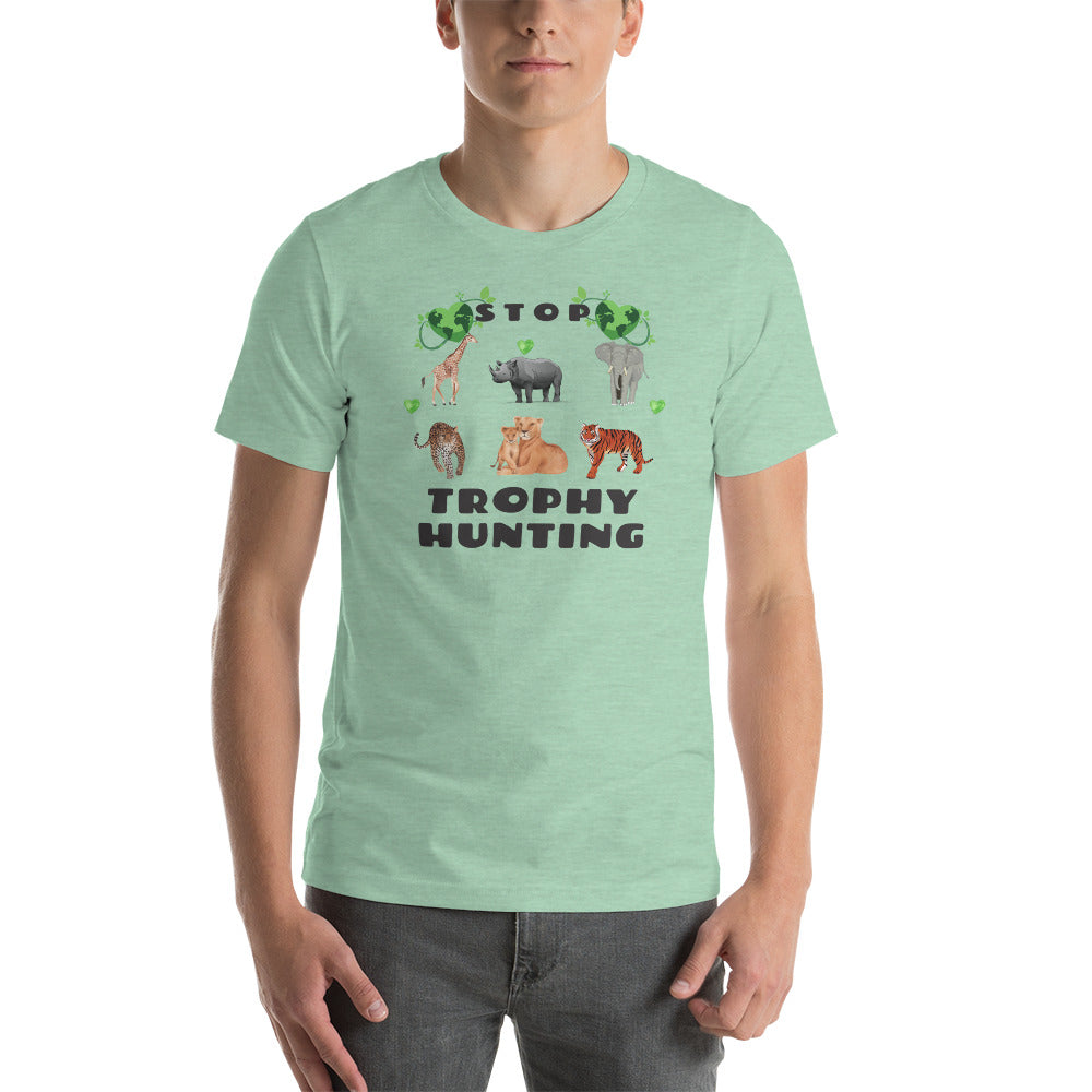 Stop Trophy Hunting Short-Sleeve Unisex T-Shirt - Once Upon a Find Couture 