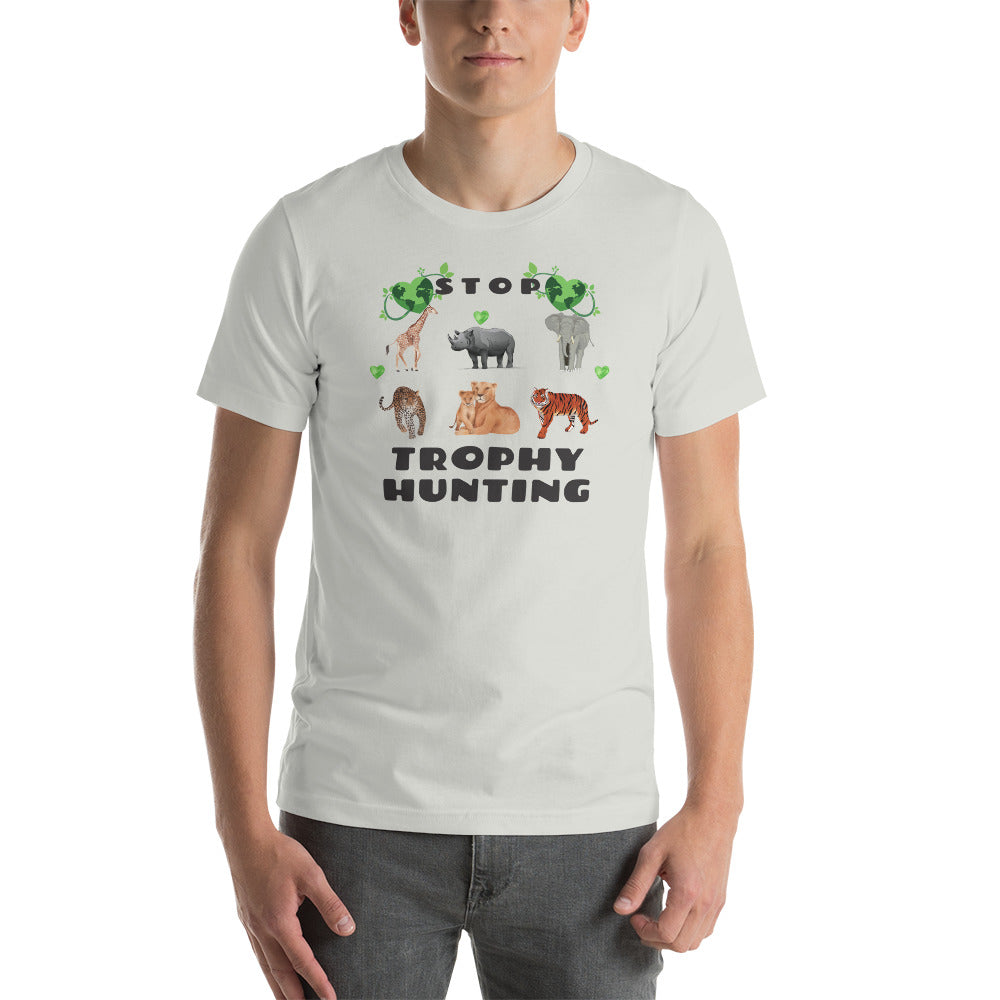 Stop Trophy Hunting Short-Sleeve Unisex T-Shirt - Once Upon a Find Couture 