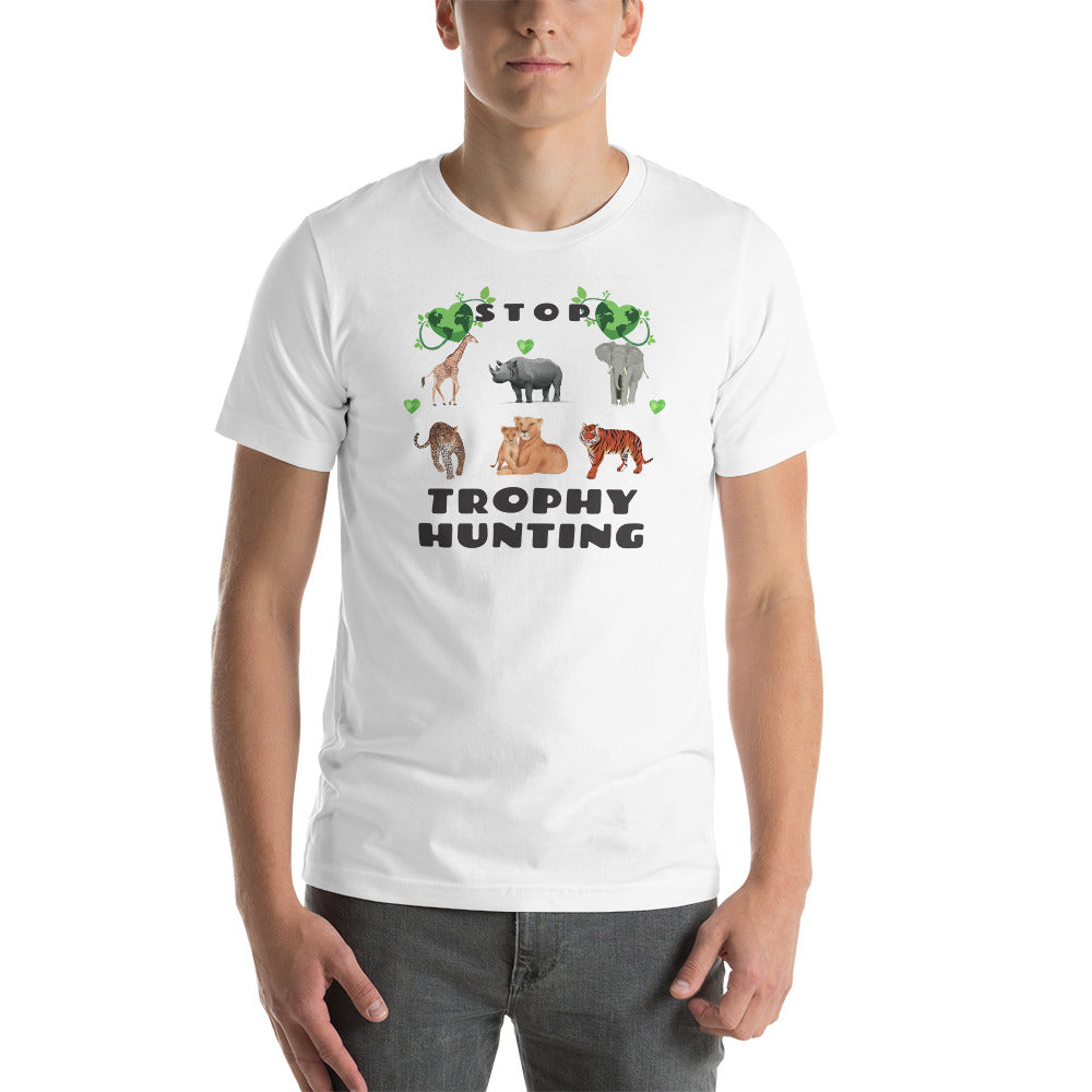 Stop Trophy Hunting Short-Sleeve Unisex T-Shirt - Once Upon a Find Couture 