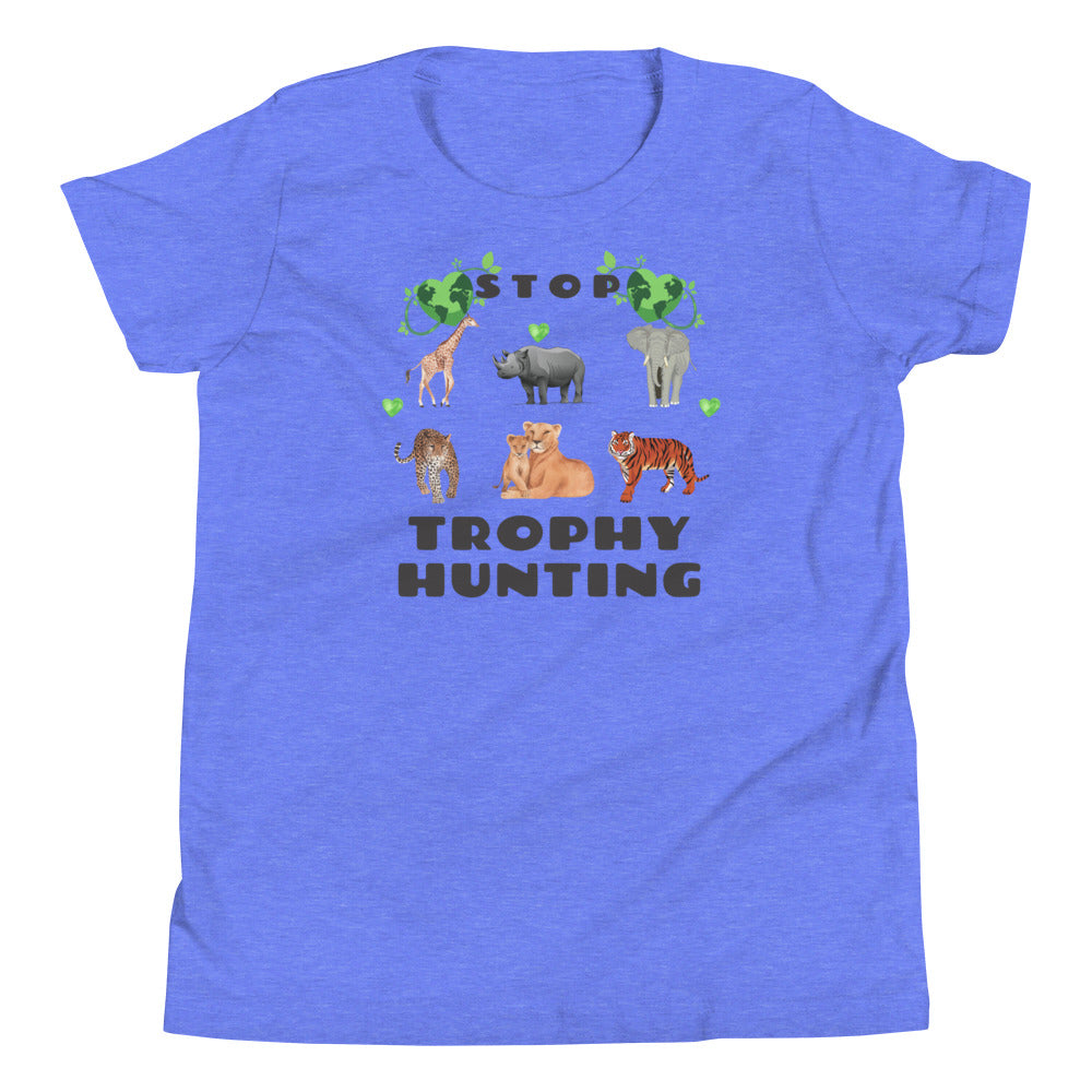 Stop Trophy Hunting Youth Short Sleeve T-Shirt - Once Upon a Find Couture 